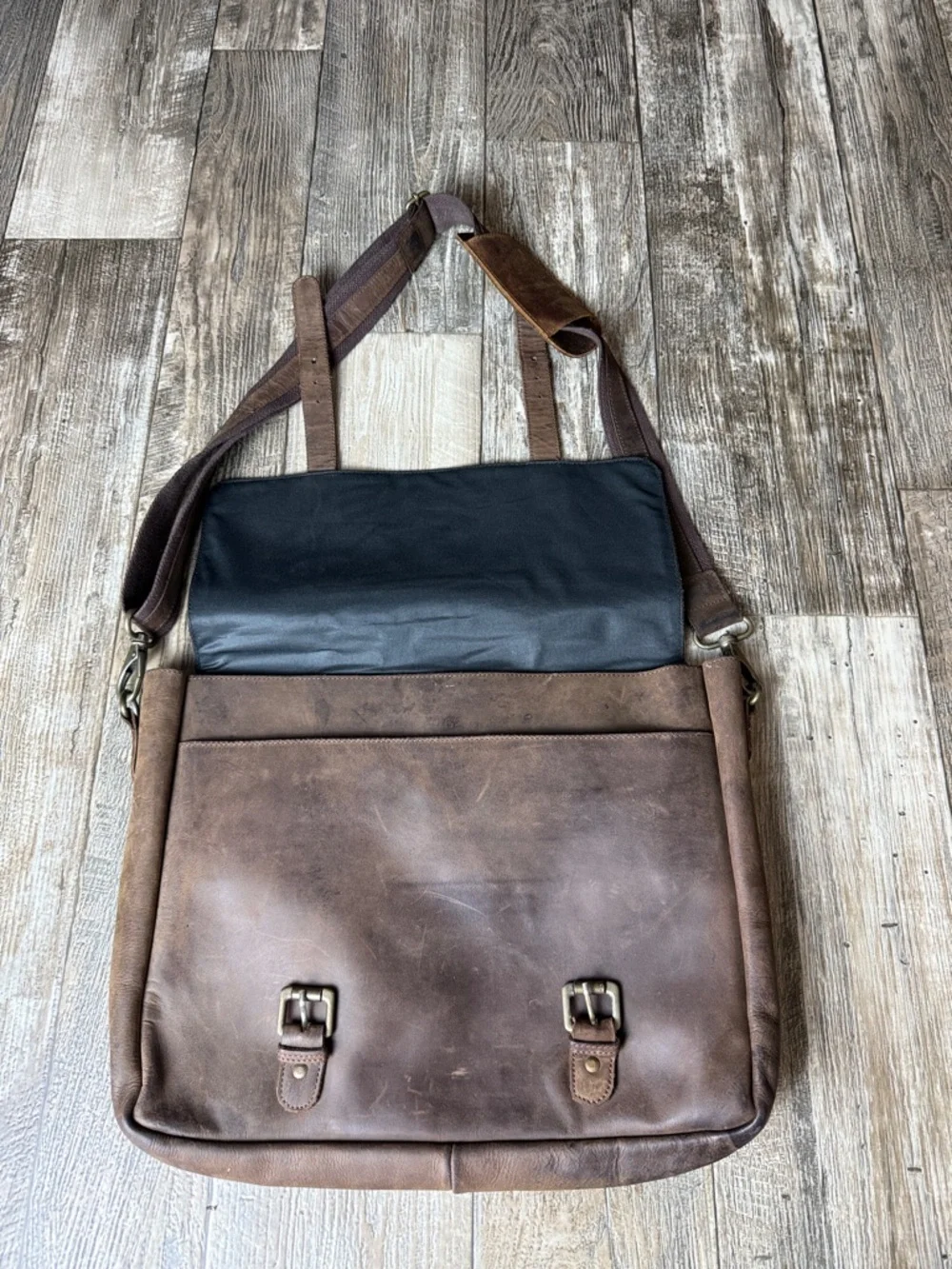 Classic Brown Leather Laptop, Office Bag for Men